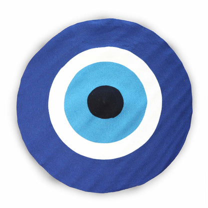 Evil Eye Teppich aus Baumwollseil, 120 cm
