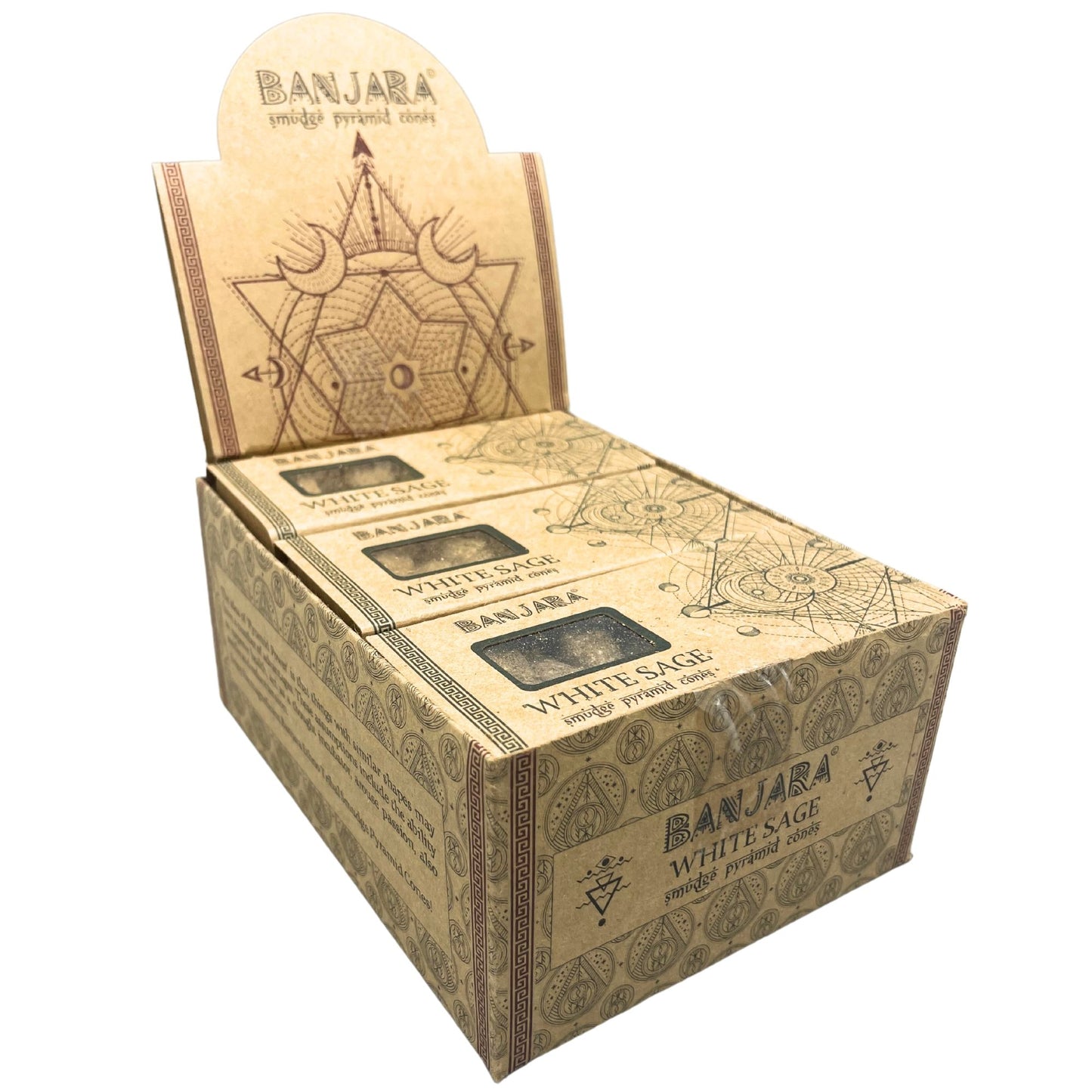 Banjara Räucherpyramidenkegel - Weißer Weizen