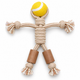 Juguetes PAW para mascotas – Mordedor de madera de café Rope Ranger - Ball