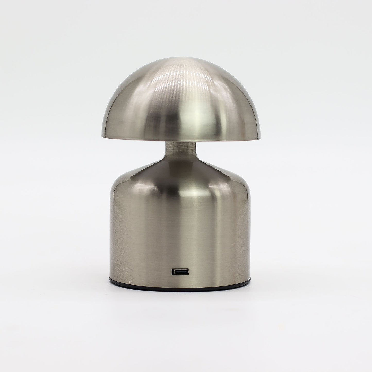 Lampe tactile - Dôme champignon argenté - USB (C) - Rechargeable (400 watts)