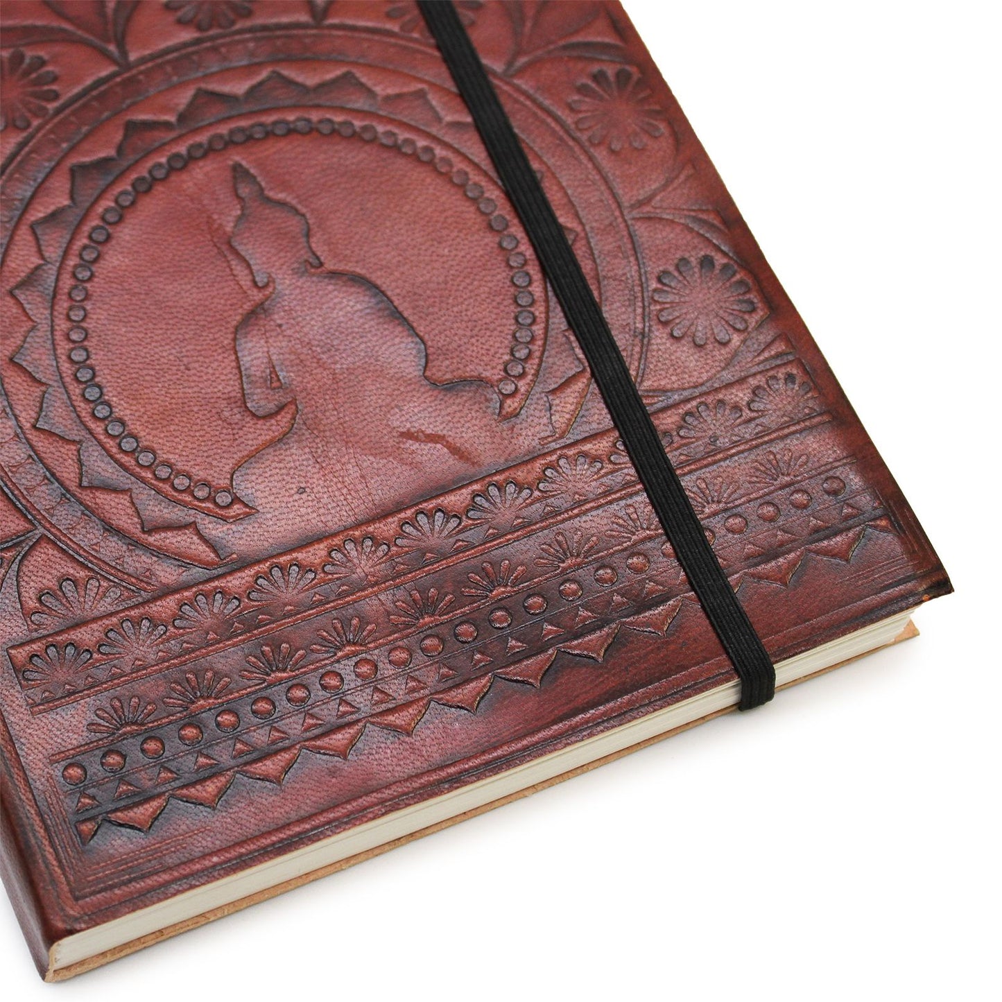 Cuaderno mediano con elástico - Mandala tibetano