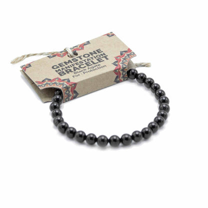 Pulsera de manifestación de piedras preciosas - Granate de sangre - Protección