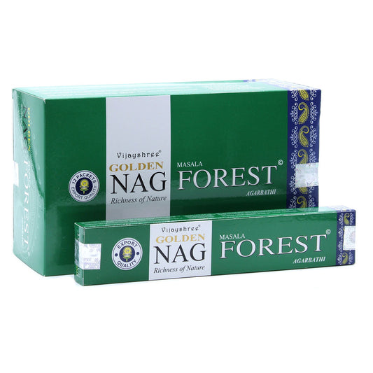 15 g Golden Nag Räucherstäbchen - Wald