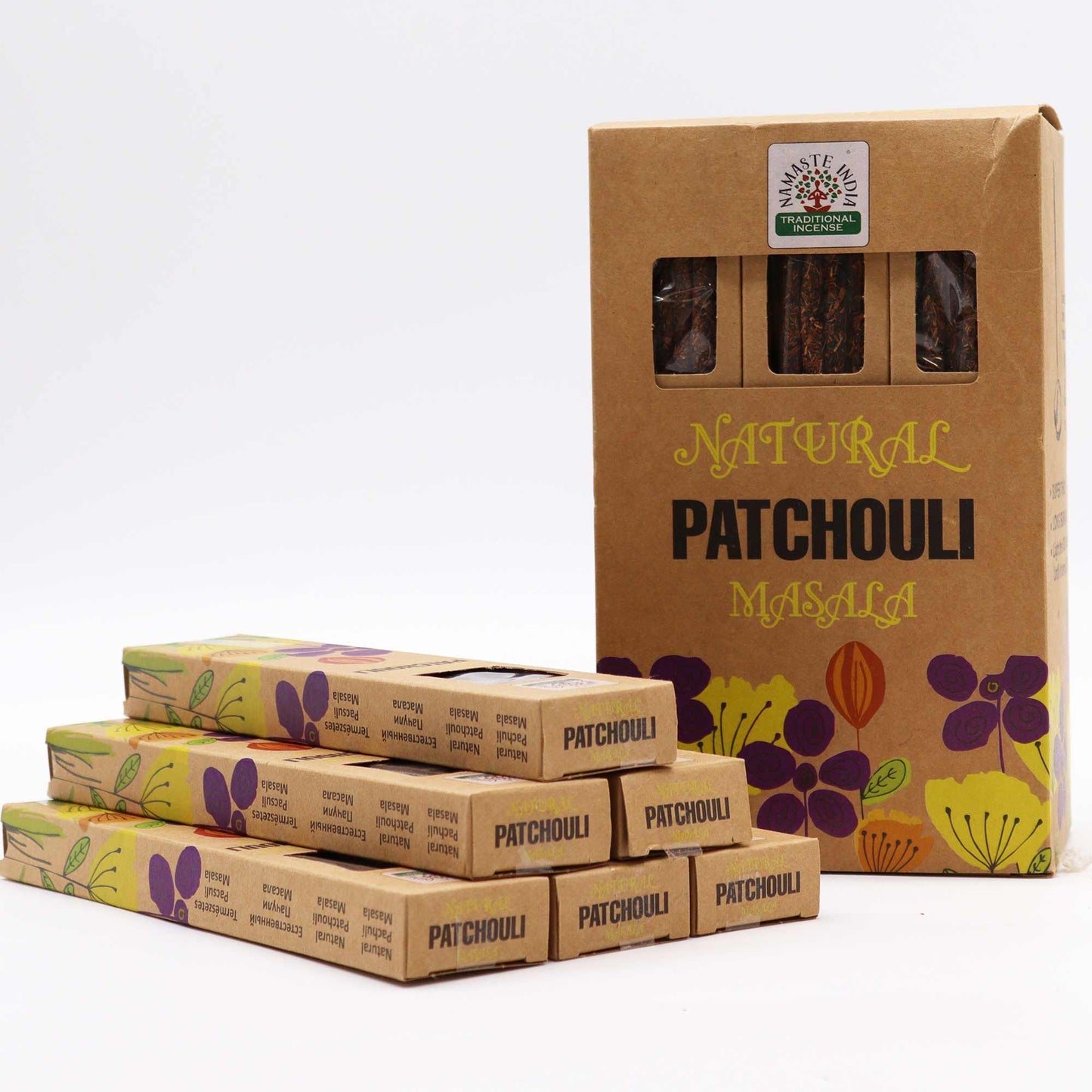 Incienso Botánico Natural Masala - Pachulí