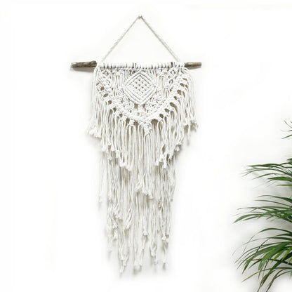 Tapiz Macramé Hogar y Corazón