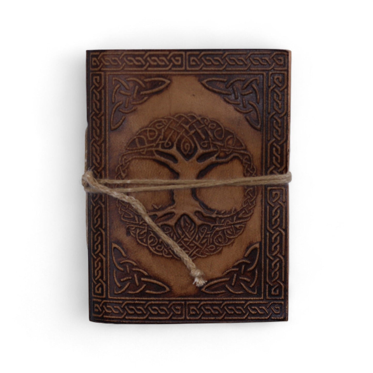 Petits carnets en cuir assortis (4 x 3 pouces) - Vitrine