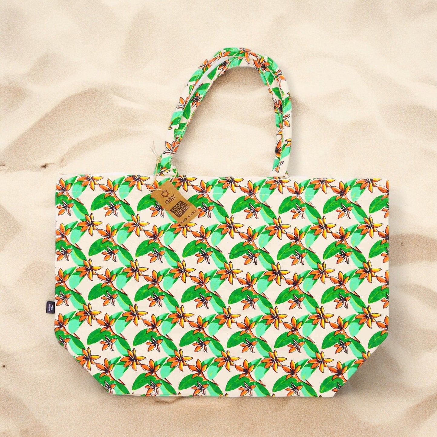 Bolsa Grande y Brillante - Frangipani