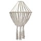 Grand lustre en macramé - Naturel