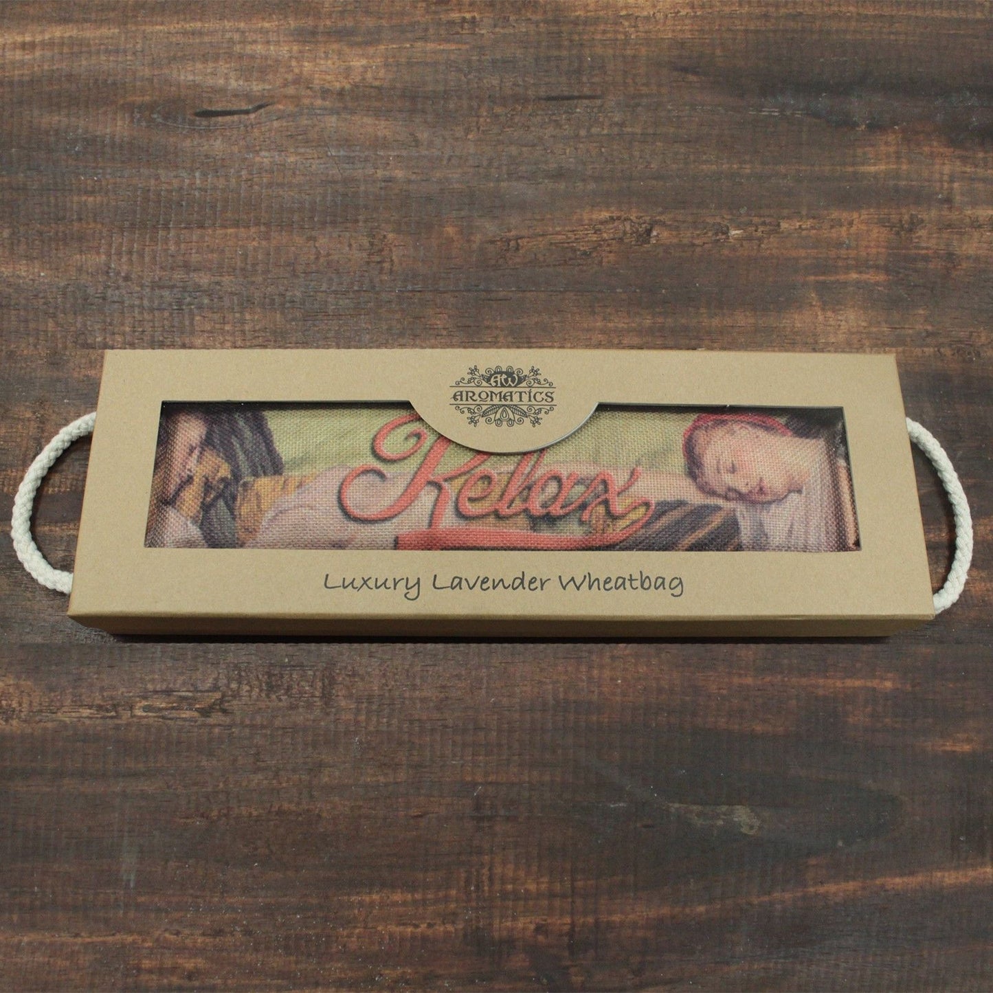 Bolsa de trigo en caja de regalo - dormir RELAX
