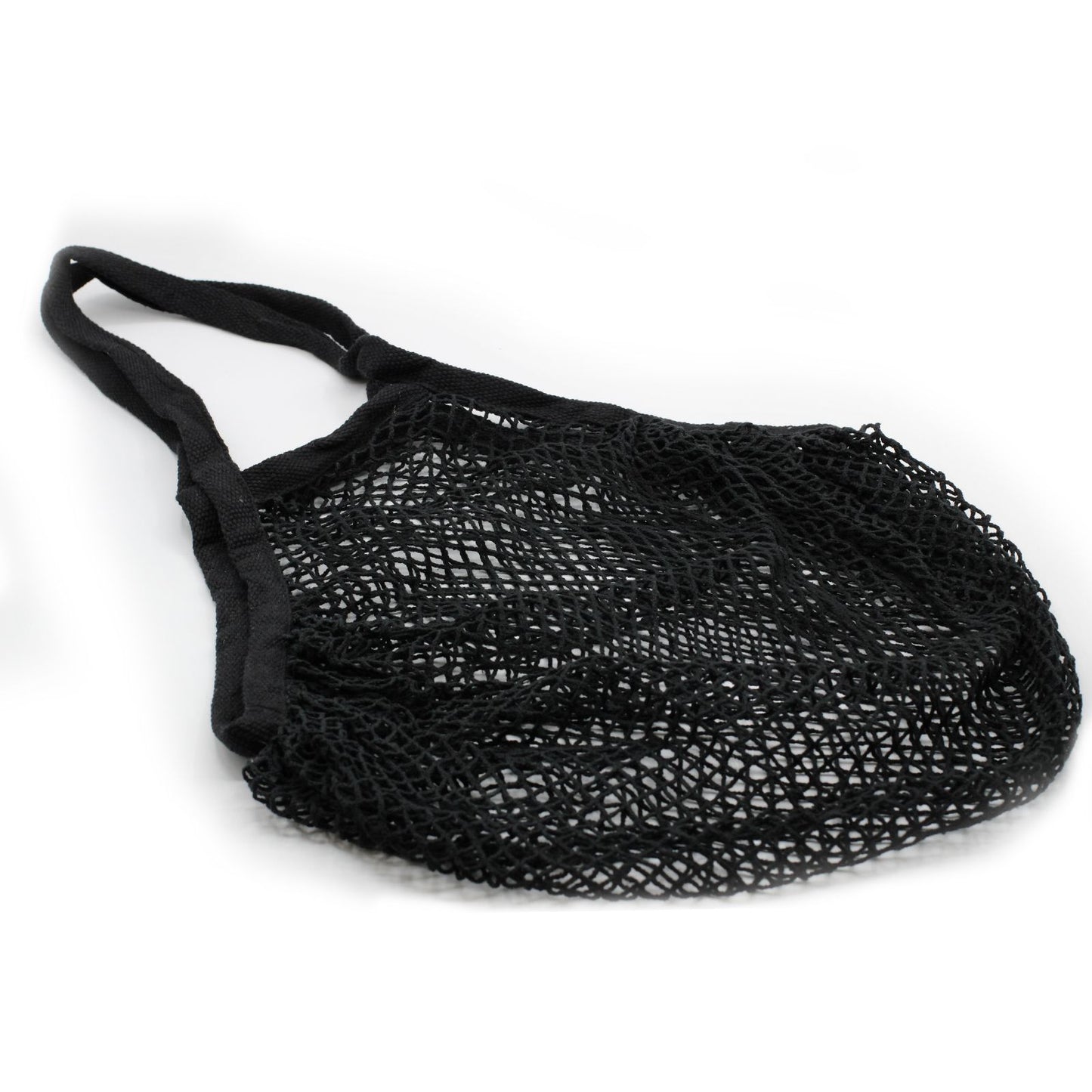 Bolsa de Malla de Algodón Puro - Negro