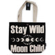 Iconic Basics Tote - Stay Wild, Stay Wild Kid - Naturschwarz 10 oz (36 x 43 x 10 cm)
