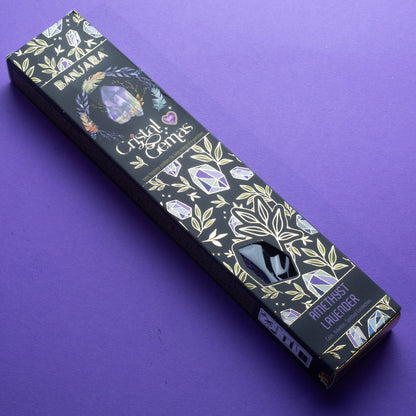 Banjara Cristal Gemas palitos de incienso - Amatista Lavanda