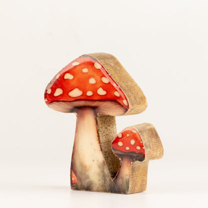 Plantas decorativas de madera - Mini seta Redcap