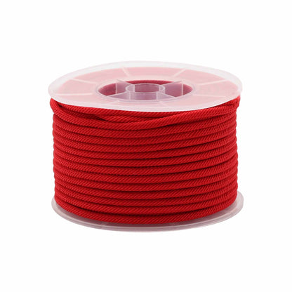 Rouleau de cordon rouge pour accessoires - 3 mm x 17 m