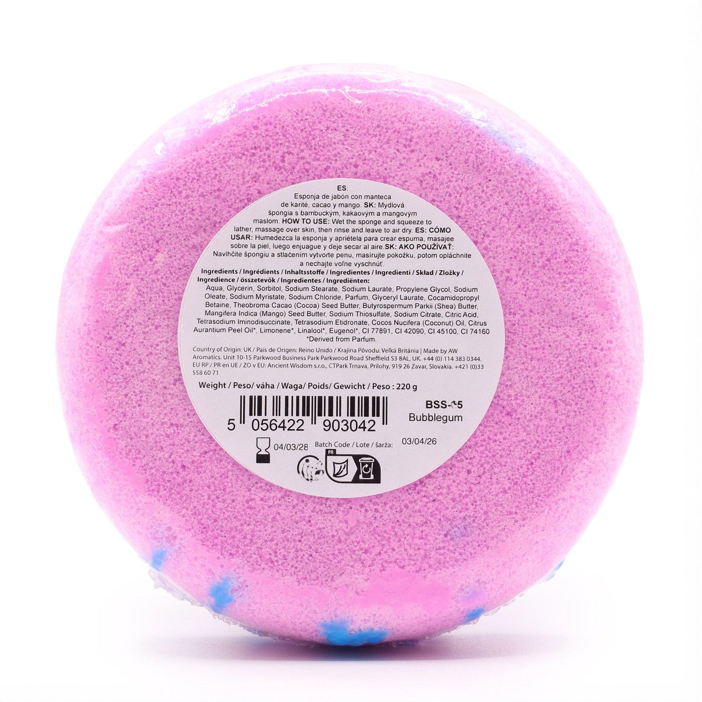 Butter bubble soap - bubble gum