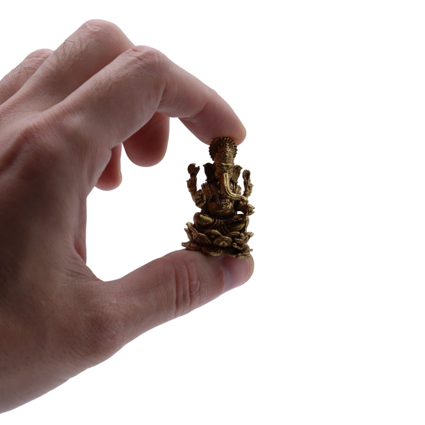 Messing Miniaturgötter - Ganesha (22 g) - 37 mm