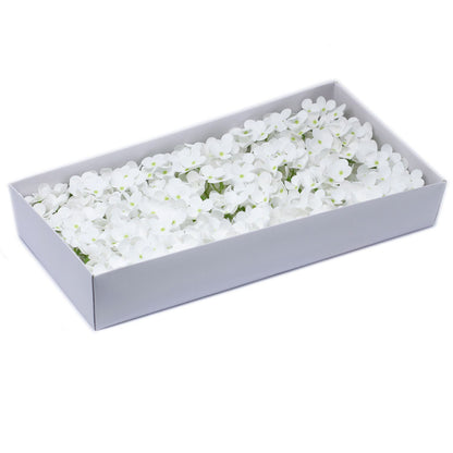 Fleurs de savon artisanales - Jacinthe - blanc