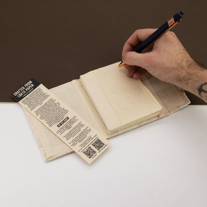 Mini carnet Lokta - Fleurs mélangées - 40 feuilles