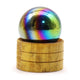 Sphère de cristal 40 mm - Améthyste avec support