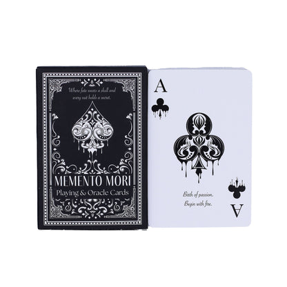 Cartes à jouer et oracles gothiques Memento Mori