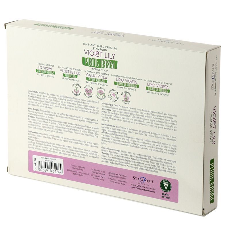 Bâtonnets d'encens aux herbes - Lys violet