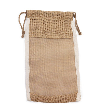 Bolsa Grande Yute Lavada 26x15cm