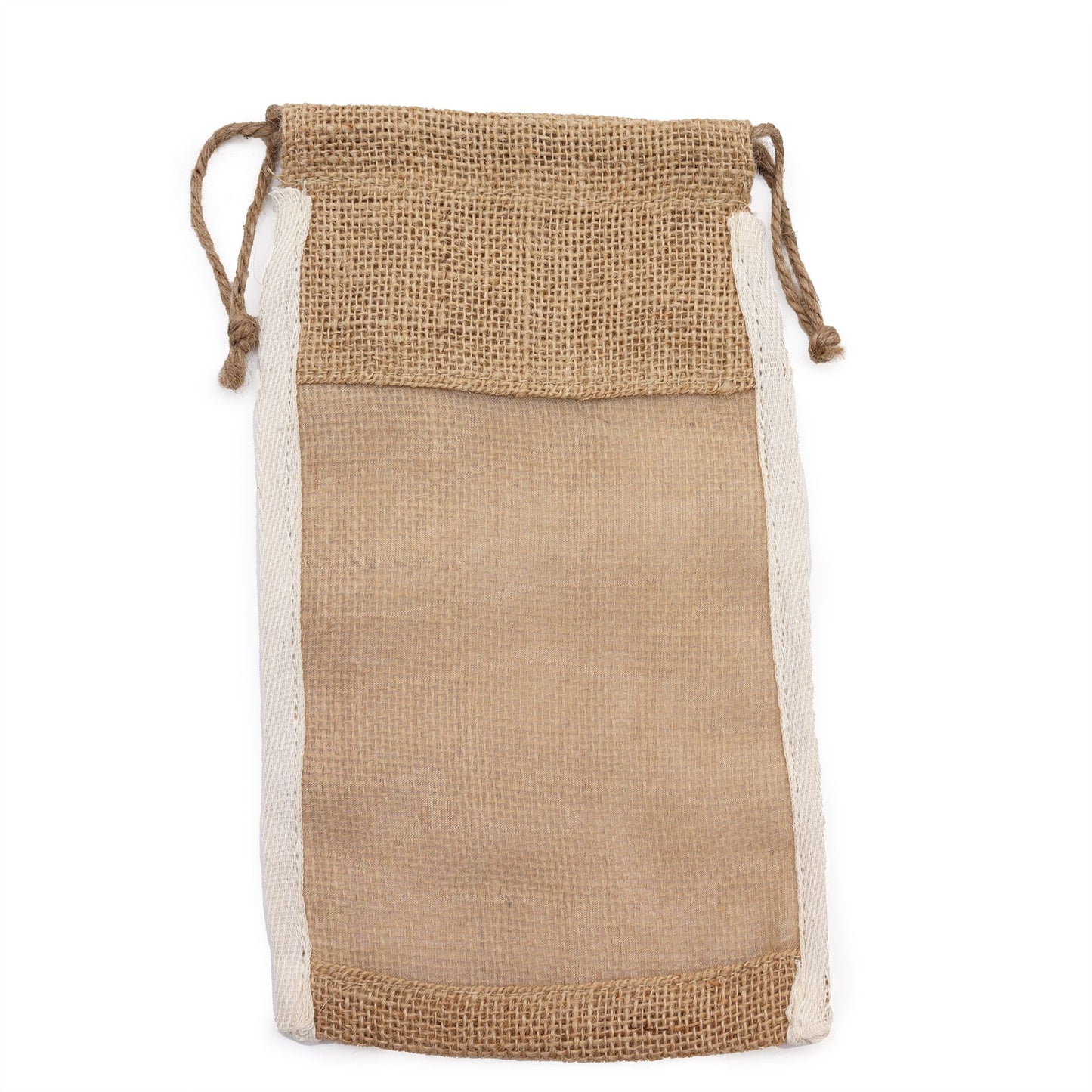 Bolsa Grande Yute Lavada 26x15cm