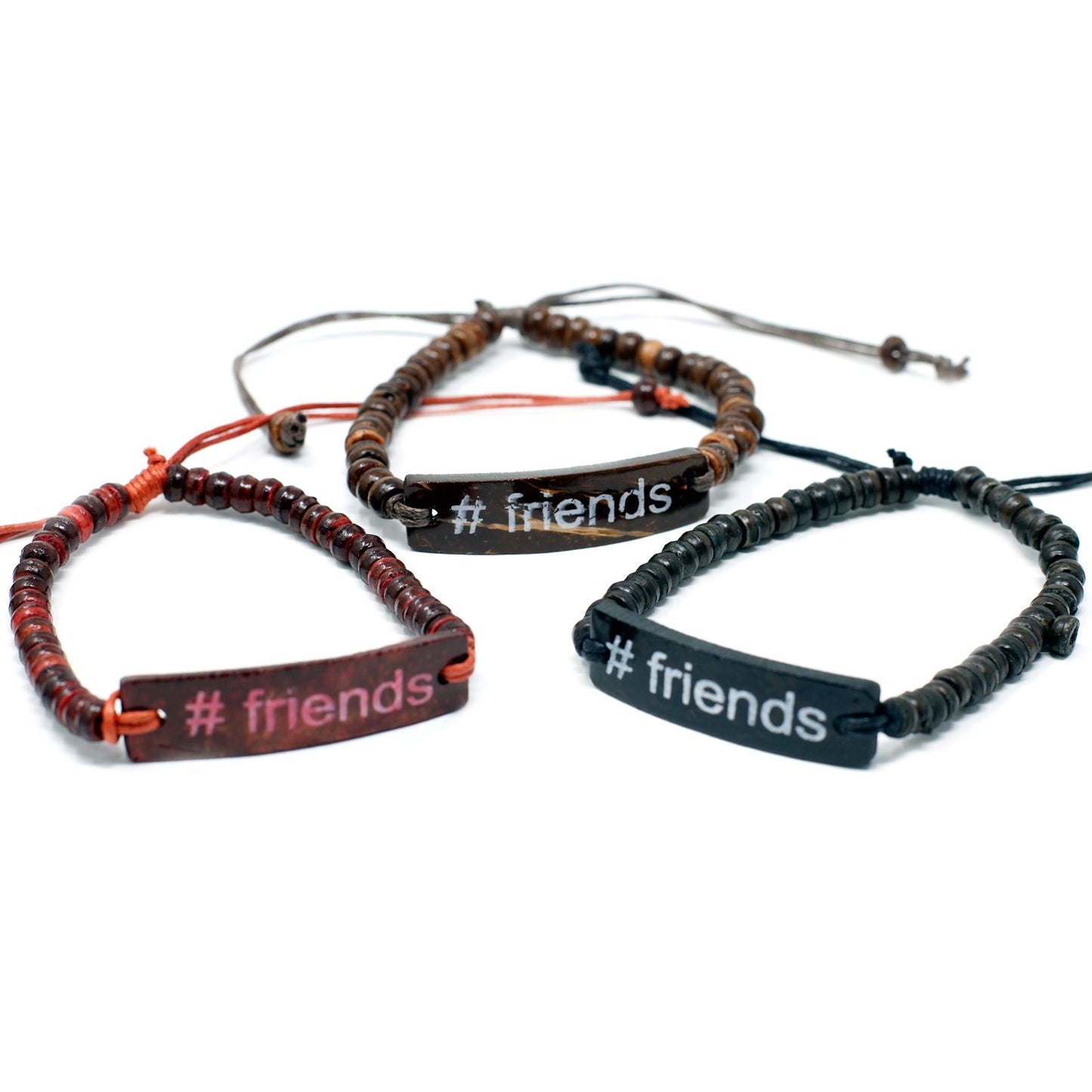Coco-Slogan-Armbänder – #Friends