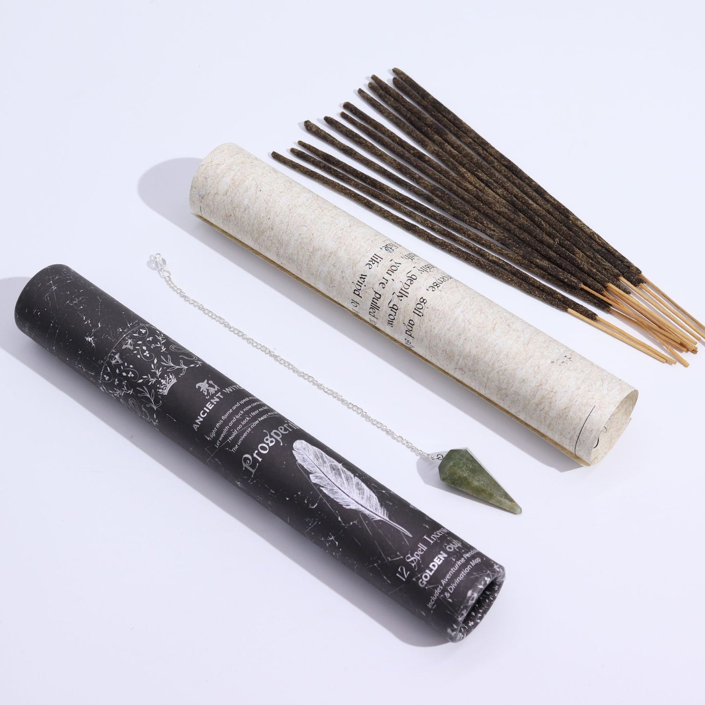 Encens de sorcière ancienne - Prospérité - Pendule en aventurine