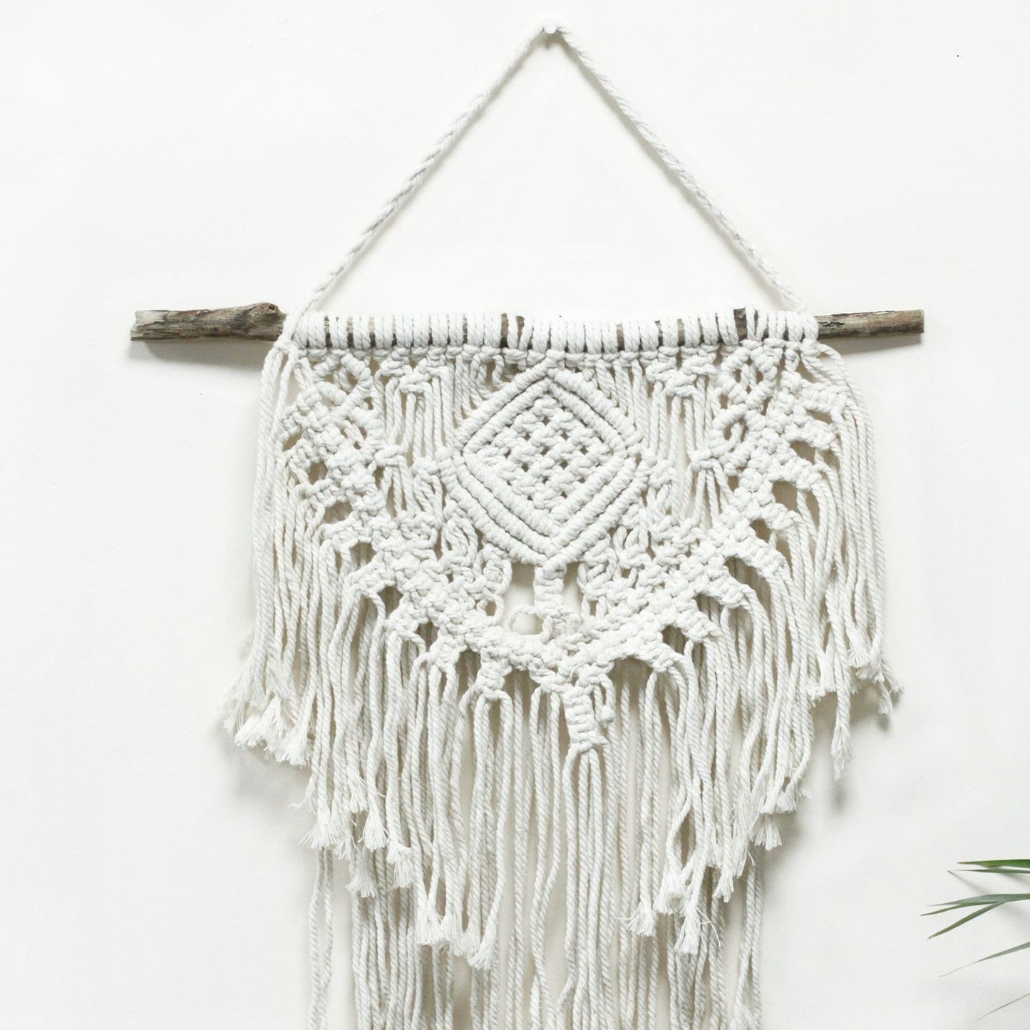 Tapiz Macramé Hogar y Corazón