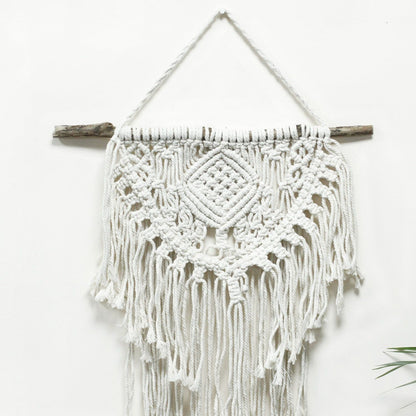 Tapiz Macramé Hogar y Corazón