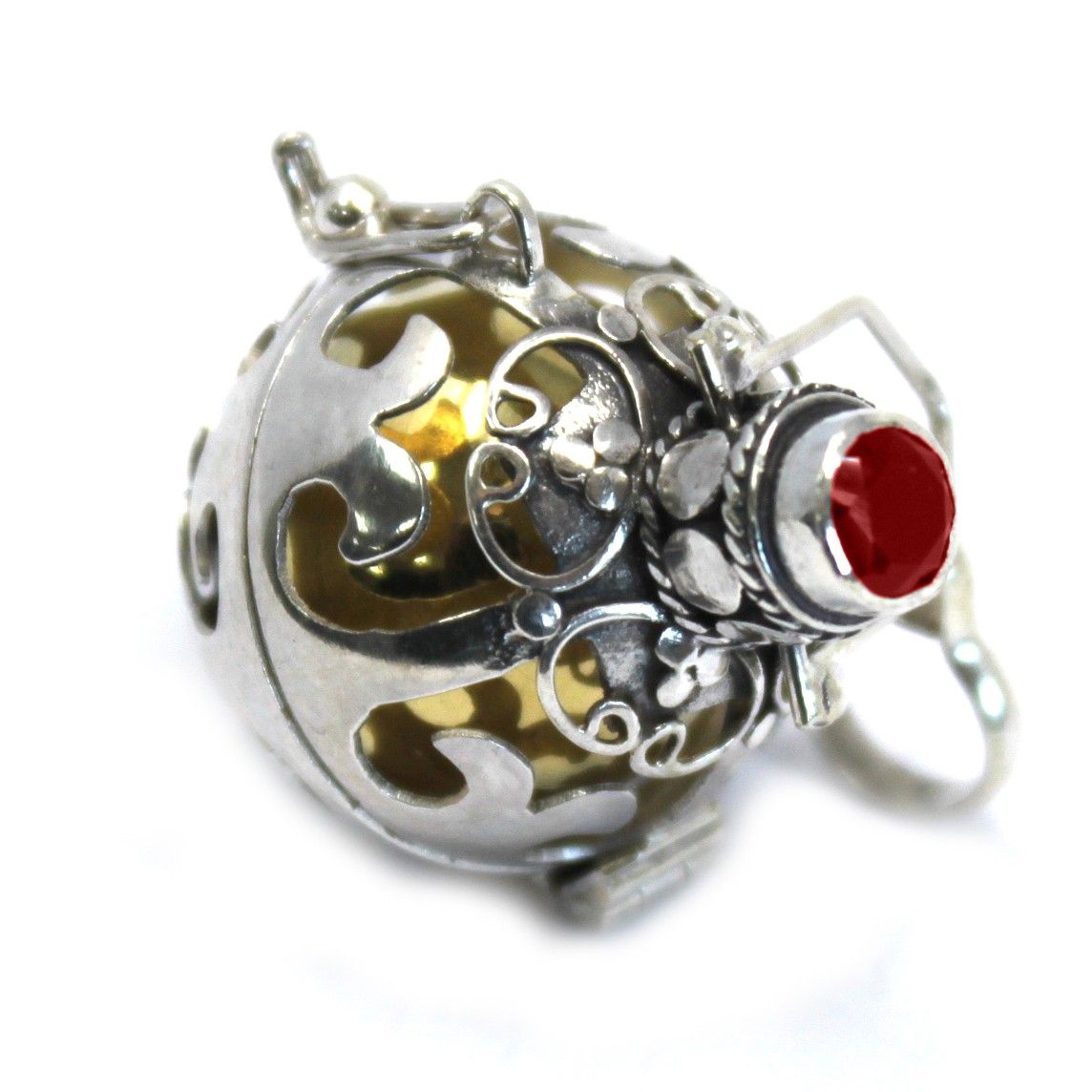 Silberner Glockenengel - Magie - 18mm