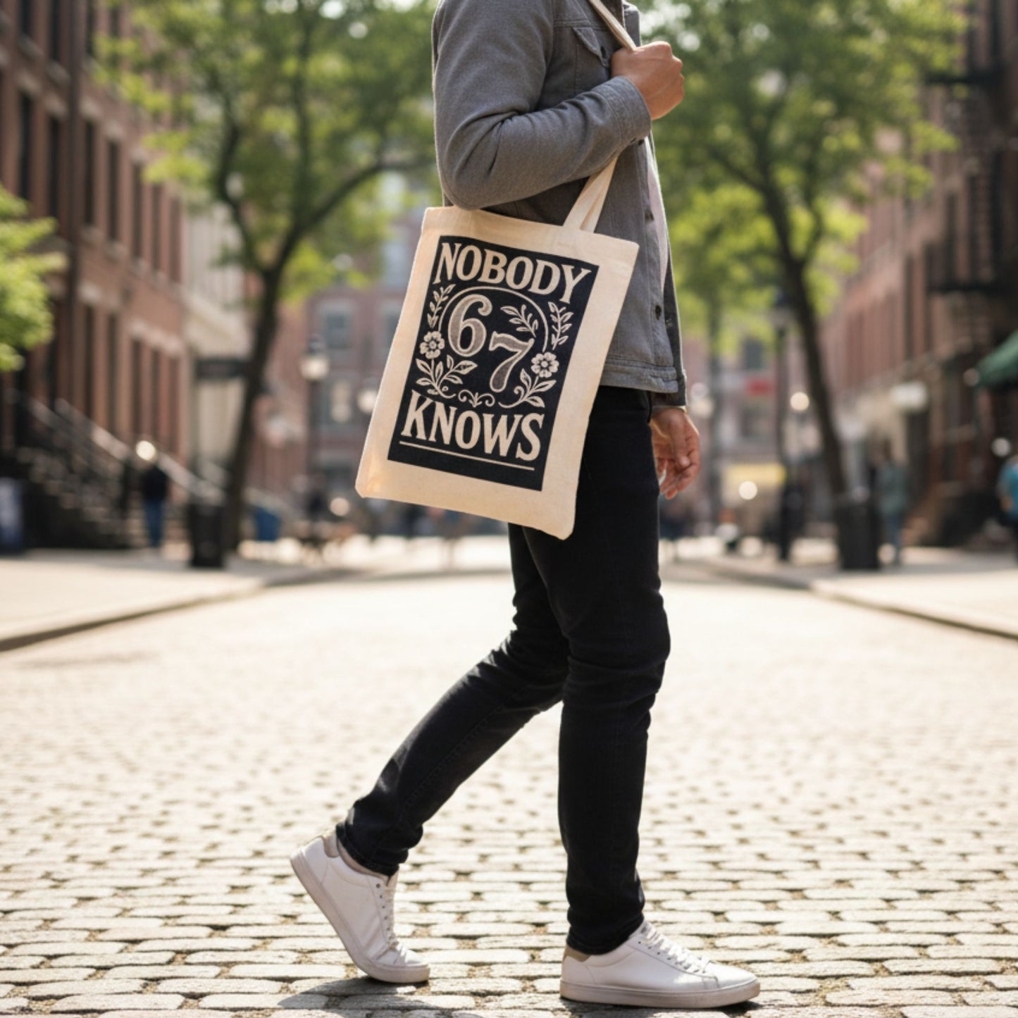 Nomad Sari Iconic Toni Bolso Tote - Nobody Knows 67 - Natural 10oz