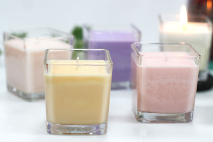 Etikettenfreie Sojakerzen - Peach Smoothie