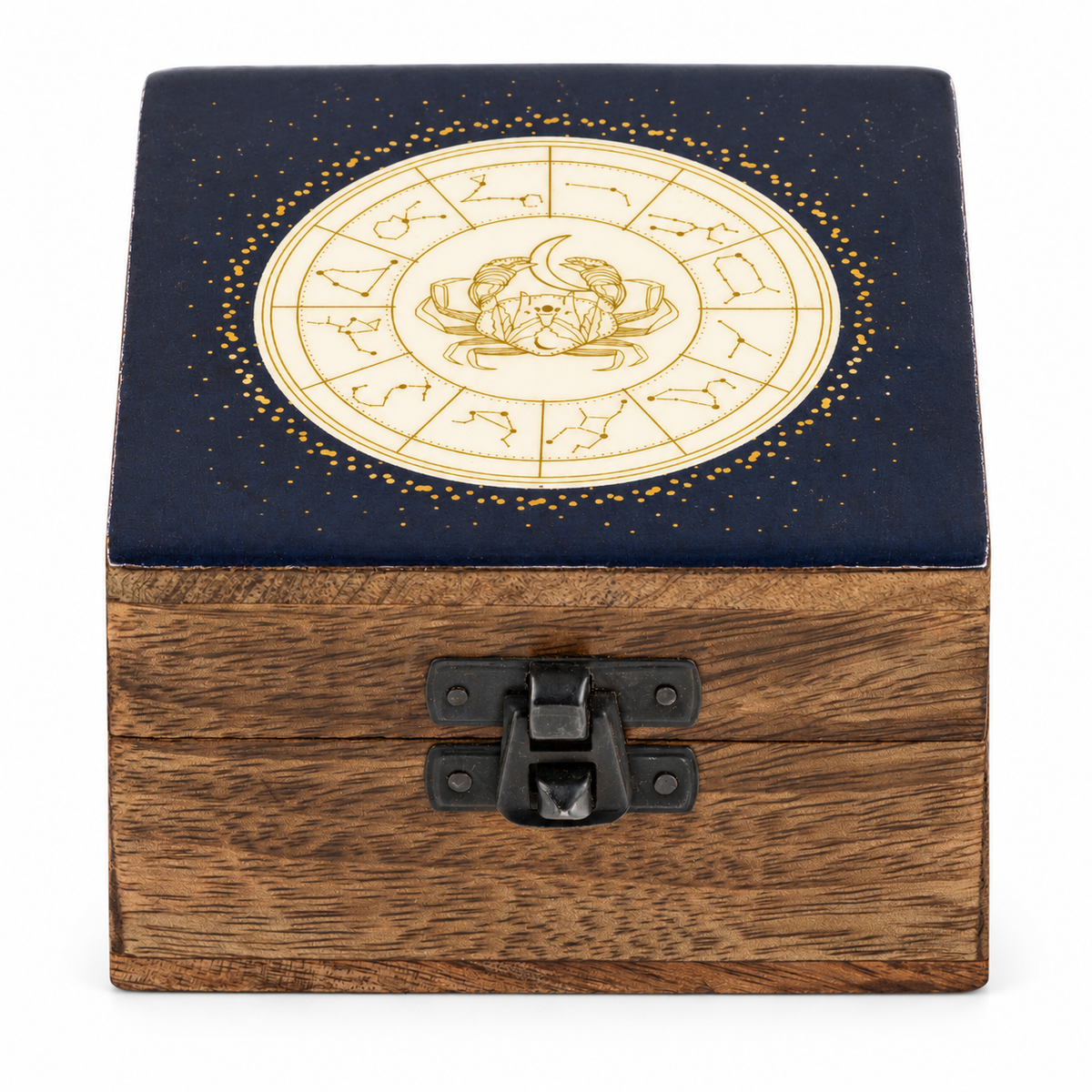 Pequeña caja esmaltada - Cáncer