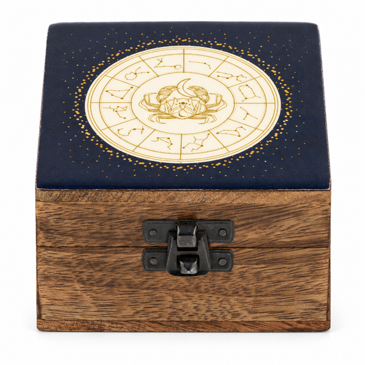 Pequeña caja esmaltada - Cáncer
