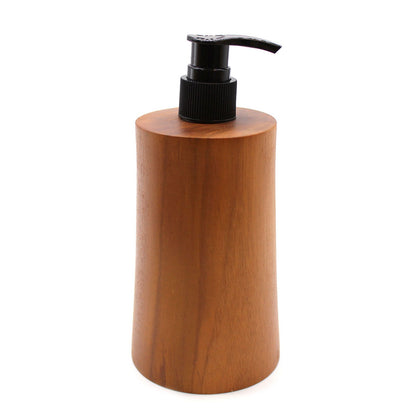 Seifenspender aus natürlichem Teakholz - Kegel