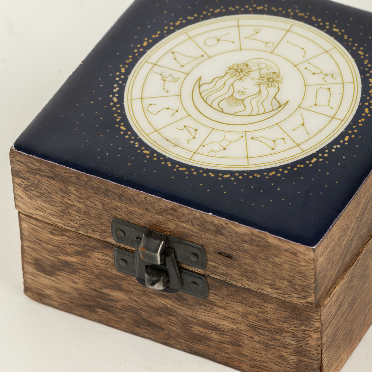 Pequeña caja esmaltada - Virgo