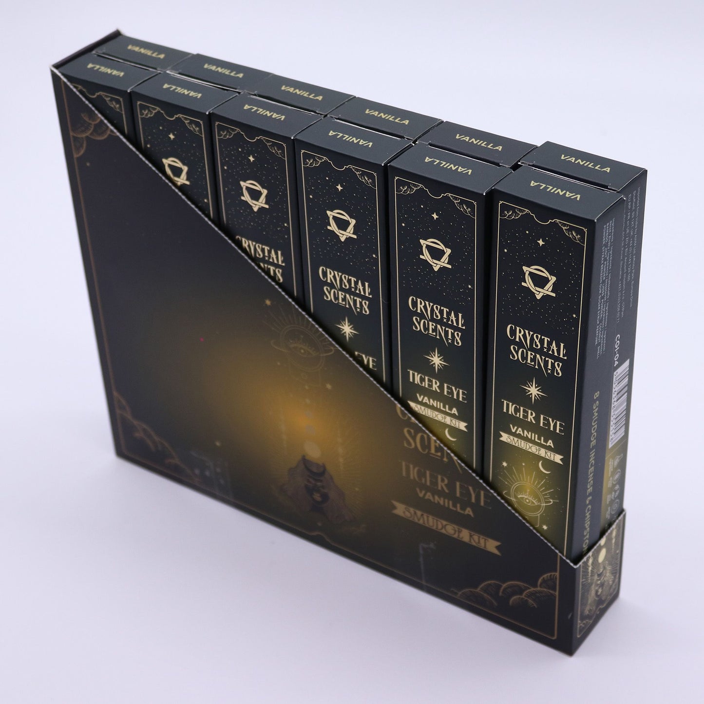 Ojo de Tigre Fragancias de Cristal Incienso de Purificación - Vainilla