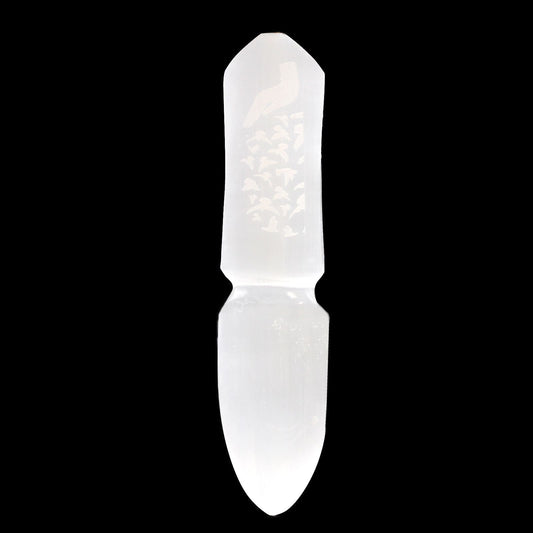 Selenite Ritual Knife: Cord Release Edition