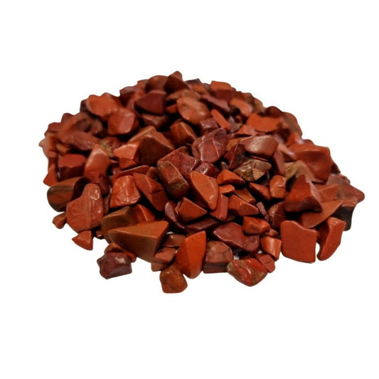 Roter Jaspis Edelsteinsplitter, Großpackung – 1 kg