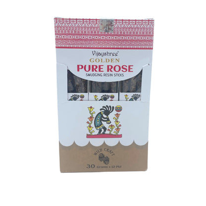 Varillas de resina para difuminar Doradas Rosa Pura de 30g (6 unidades)