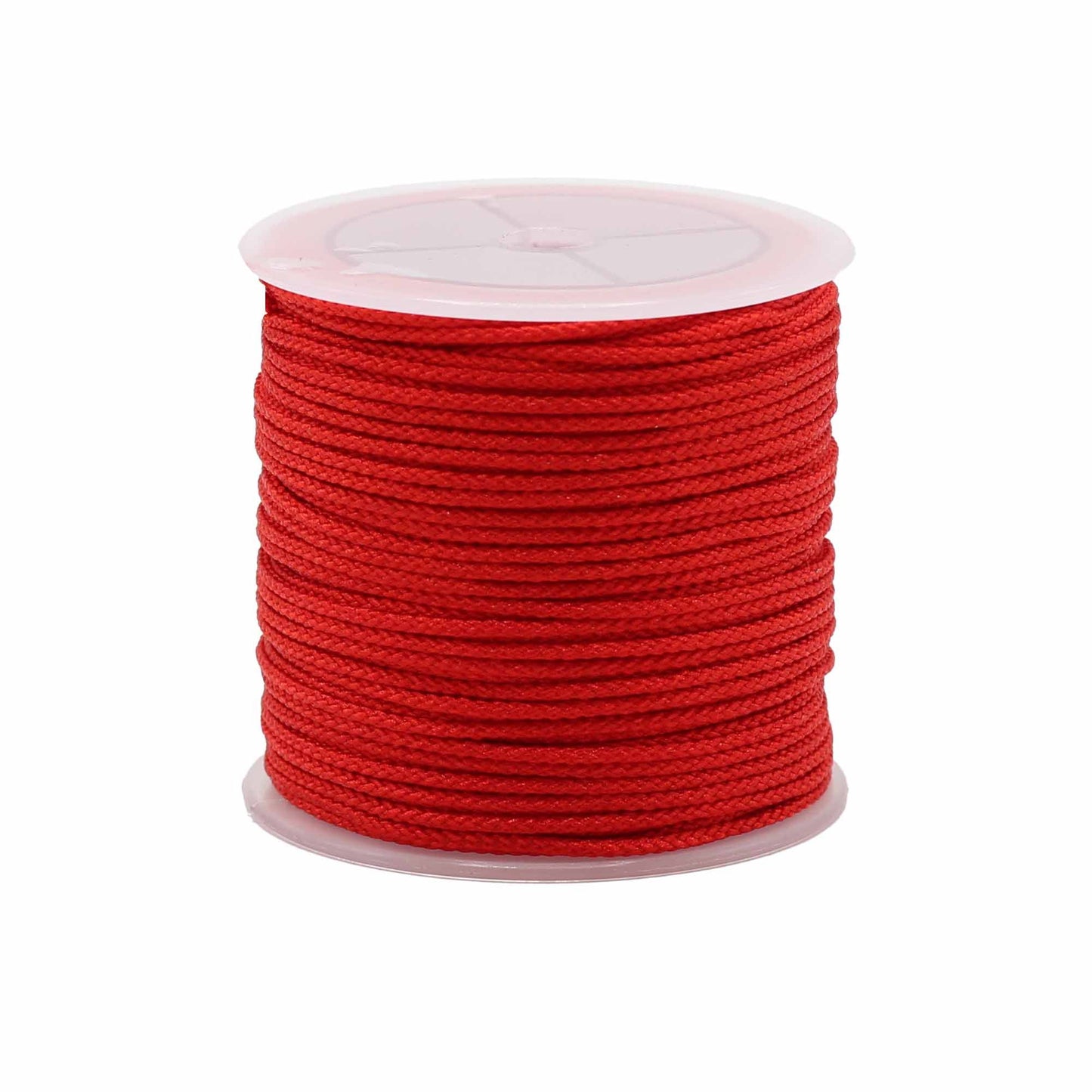 Rouleau de cordon rouge pour accessoires - 2 mm x 25 m