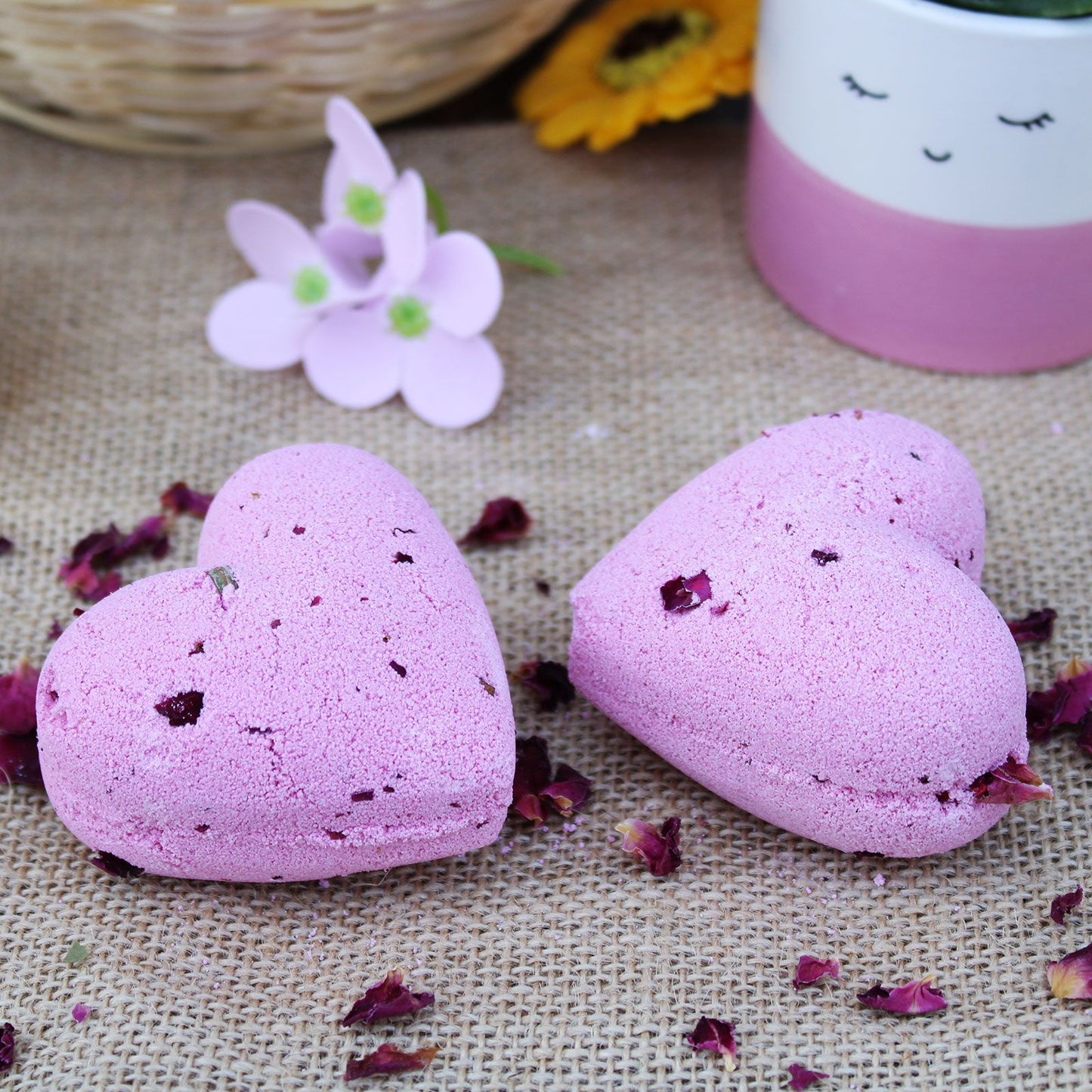 Bombas de Baño Corazón 70g - Ylang & Rose