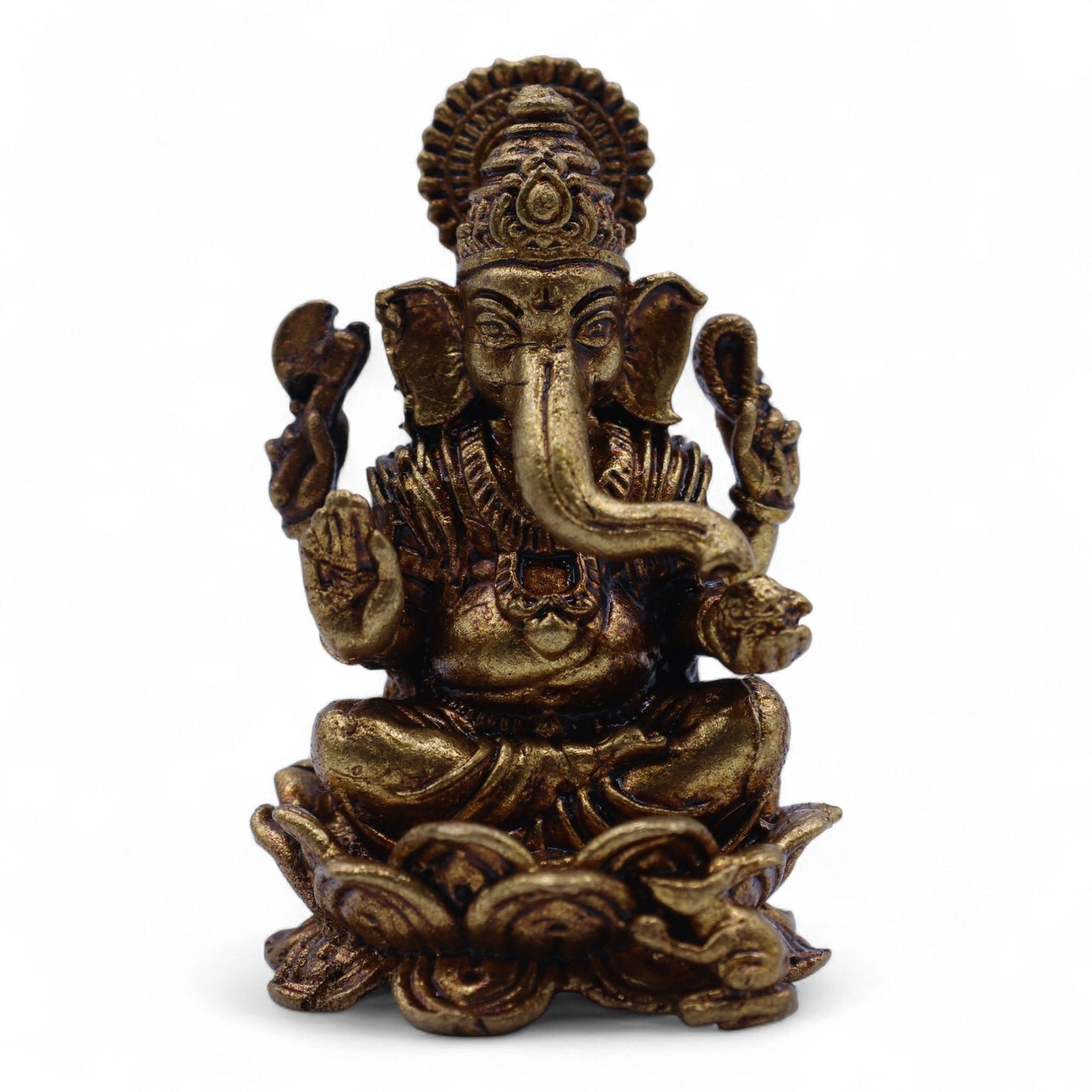 Messing Miniaturgötter - Ganesha (52 g) - 49 mm