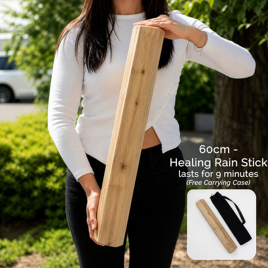 varilla de lluvia curativa de madera Manglid - 60 cm (9 minutos)
