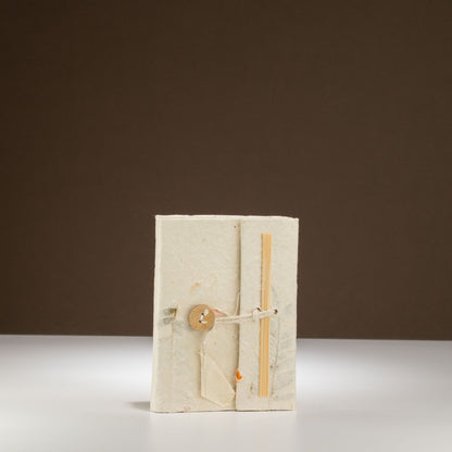 Mini carnet Lokta - Fleurs mélangées - 40 feuilles