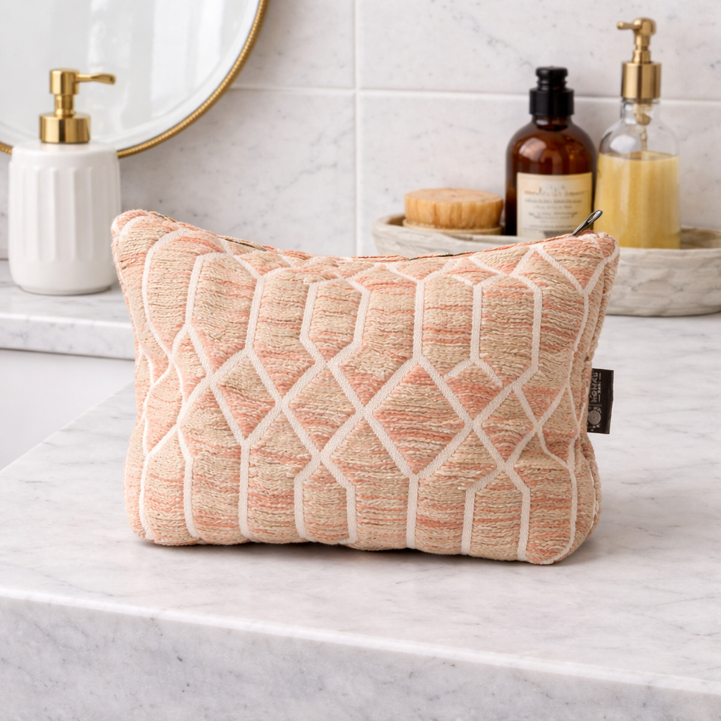 Neceser Nomad Sari Indian Jacquard - Rose Lattice