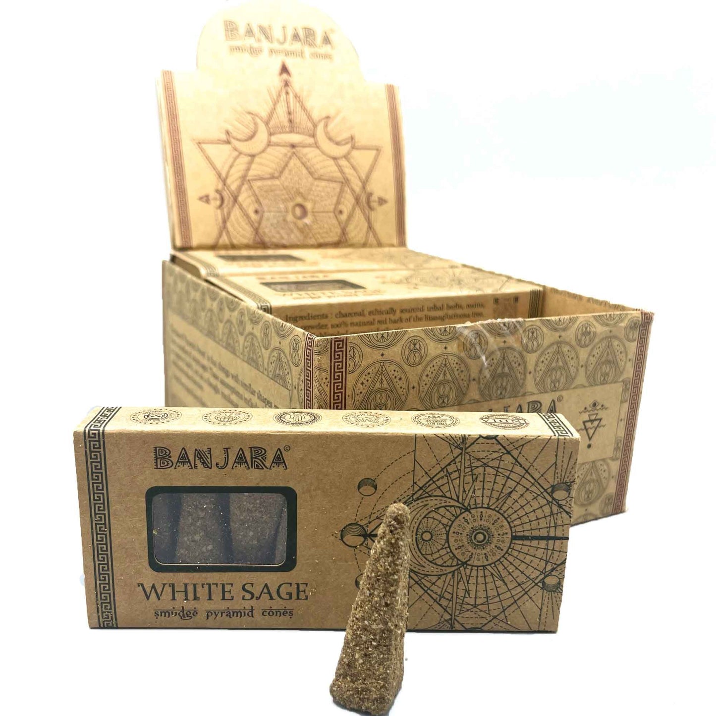 Banjara Räucherpyramidenkegel - Weißer Weizen