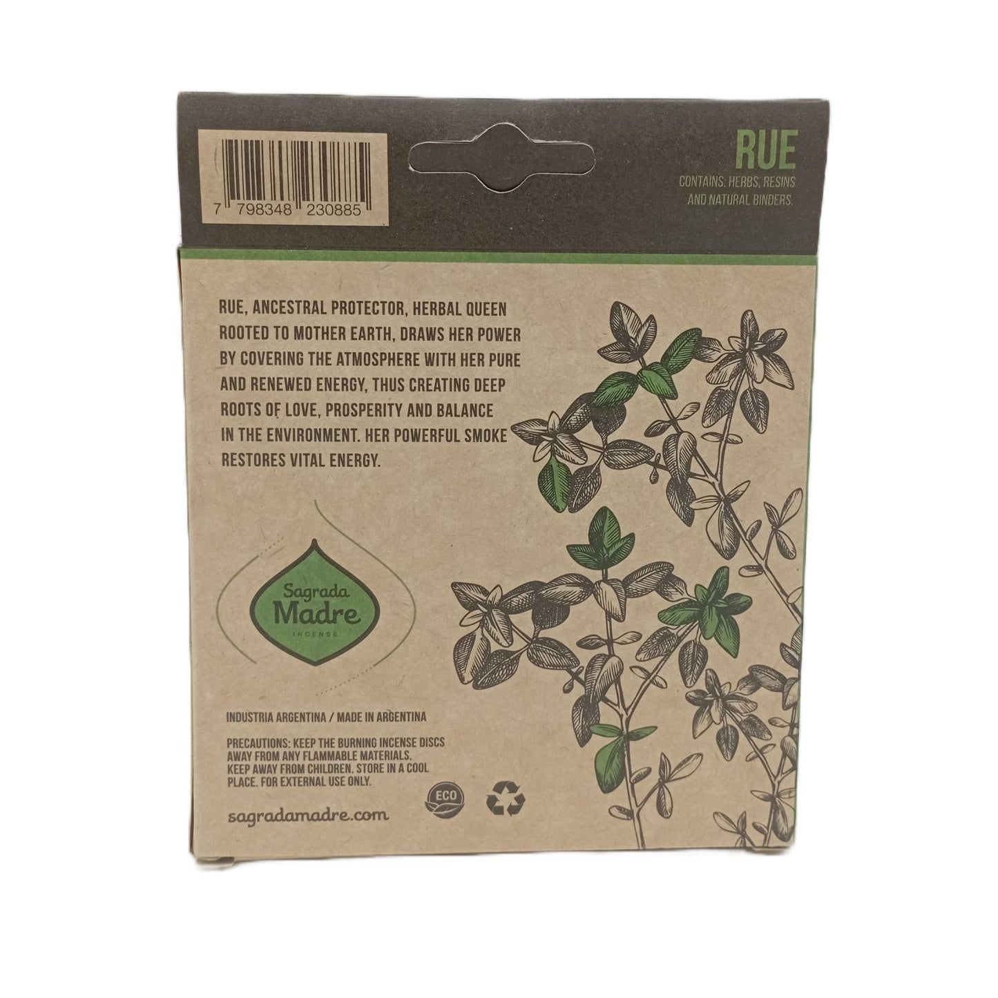 Comprimés d'encens en résine x 4 Rue